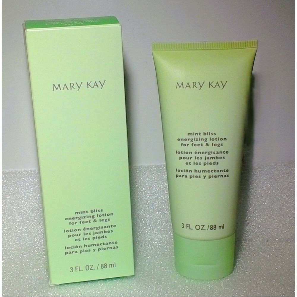 MARY KAY Mint‎ Bliss Energizing Lotion for Feet & Legs 3 Oz Peppermint NEW